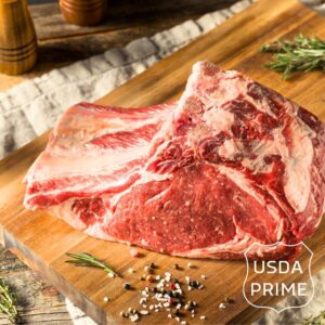 ribs, with a USDA Prime badge on them